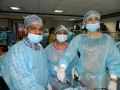 Gynecologist Inter active Laparoscpoic wet lab practicing Laparoscopic Tubal Sterilization, Salpingostomy, Ovarian Drilling and Hysterectmy surgery on the Live Tissue.