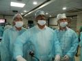Surgeons performing TAPP Trans Abdominal Preperitoneal Inguinal Hernia repair & Duodenal ulcer perforations on the Live Tissue Demonstration by Prof. Dr. R. K. Mishra.