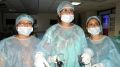 Gynecologist practicing Laparoscopic Tubal Sterilization, Salpingostomy, Ovarian Drilling and Hysterectmy surgery on the Live Tissue.