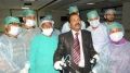 Prof. Dr. R. K. Mishra Explaining & Demonstration to Surgeon for Practicing of Laparoscopic Nissen Fundoplication, Nephrectomy and Splenectomy surgery on the live Tissue.