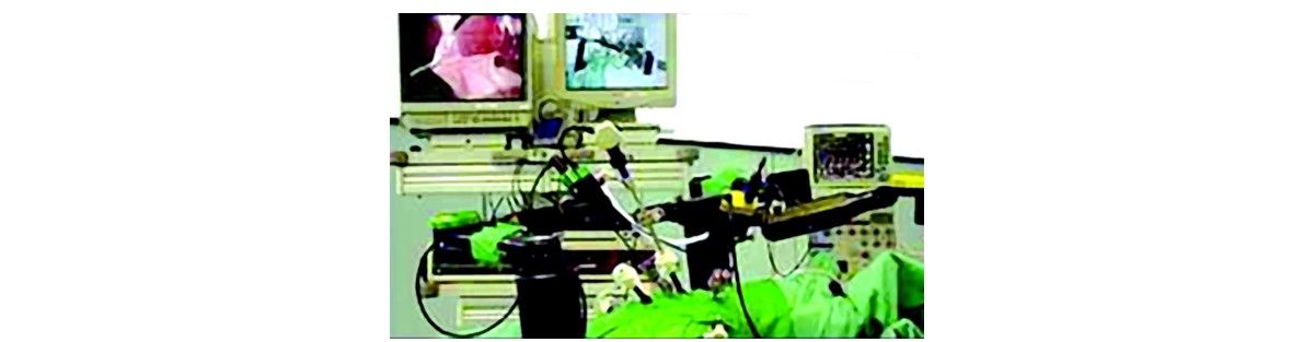 Robotic surgery via master slave manipulato