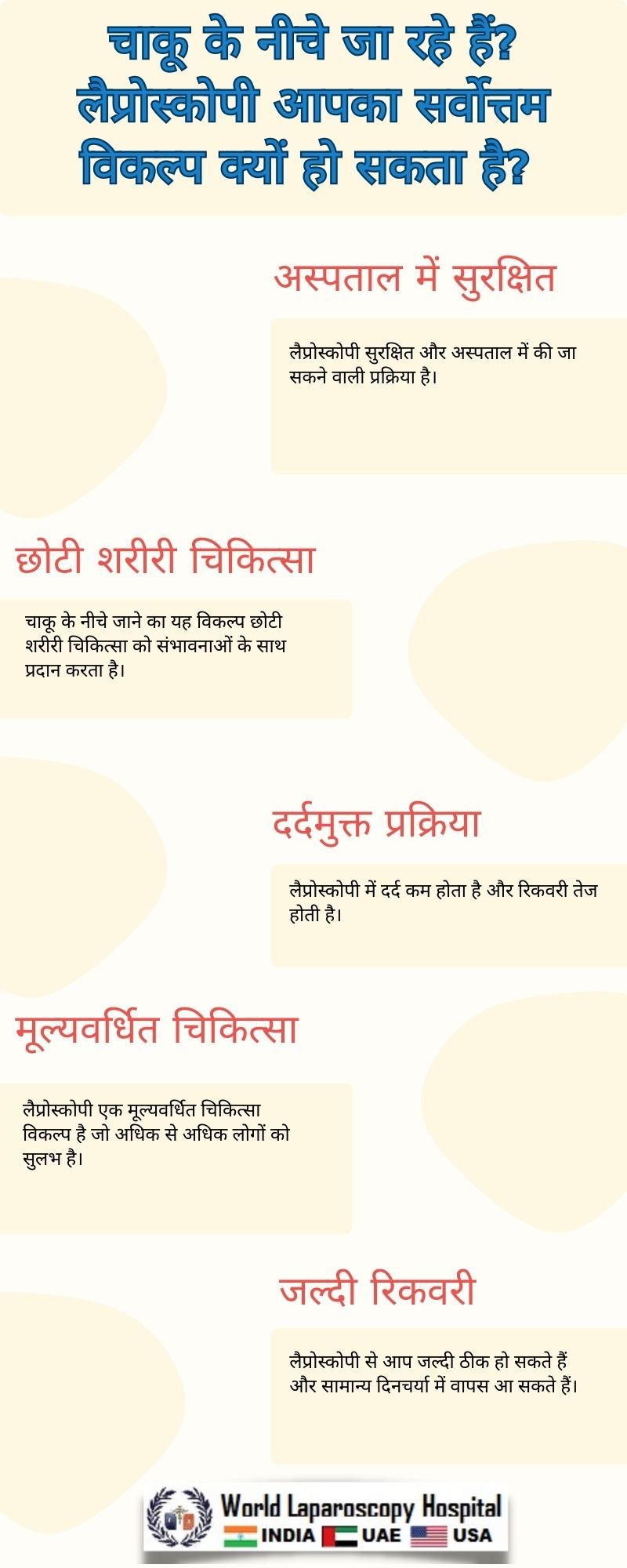 चाकू के नीचे जा रहे हैं? लैप्रोस्कोपी आपका सर्वोत्तम विकल्प क्यों हो सकता है?