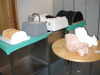 Different types of simple pelvitrainers