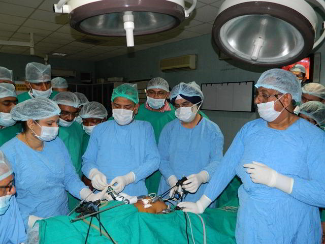 Laparoscopic Training at WLH