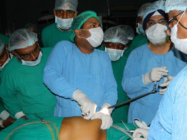 Laparoscopic Training at WLH