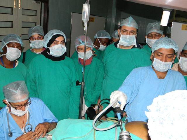 Laparoscopic Training at WLH