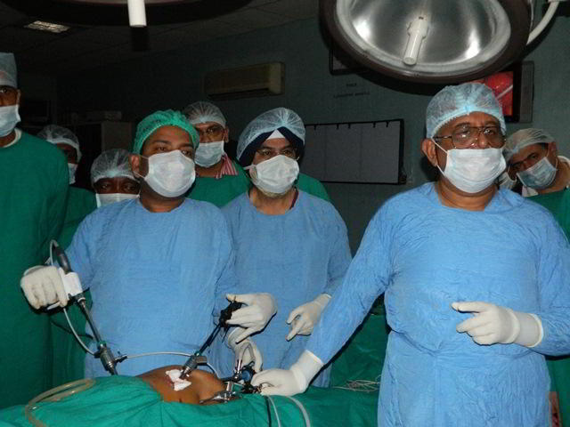 Laparoscopic Training at WLH