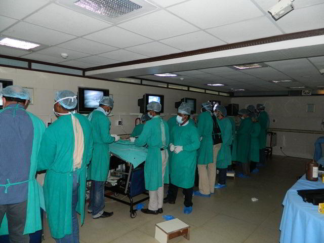 Laparoscopic Training at WLH