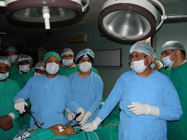 Laparoscopic Training at WLH