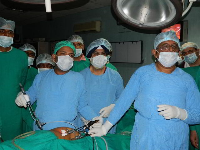 Laparoscopic Training at WLH