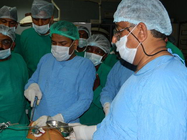 Laparoscopic Training at WLH