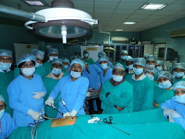 Laparoscopic Training at WLH