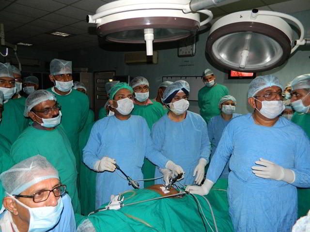 Laparoscopic Training at WLH