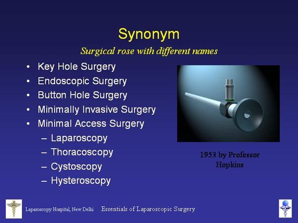 Laparoscopic Pictures From World Laparoscopy Hospital