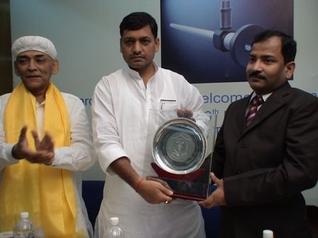 Honorable Dr. Akhilesh Prasad Singh, Union Minister, Government of India as chief guestand Prof. Dr. P.R. Trivedi as Guest of Honour of certification ceremony of batch September 2008