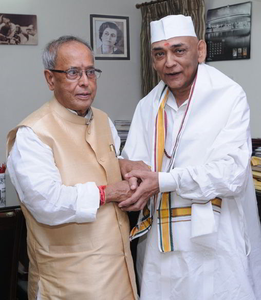 Prof. P.R. Trivedi with Prime Minister