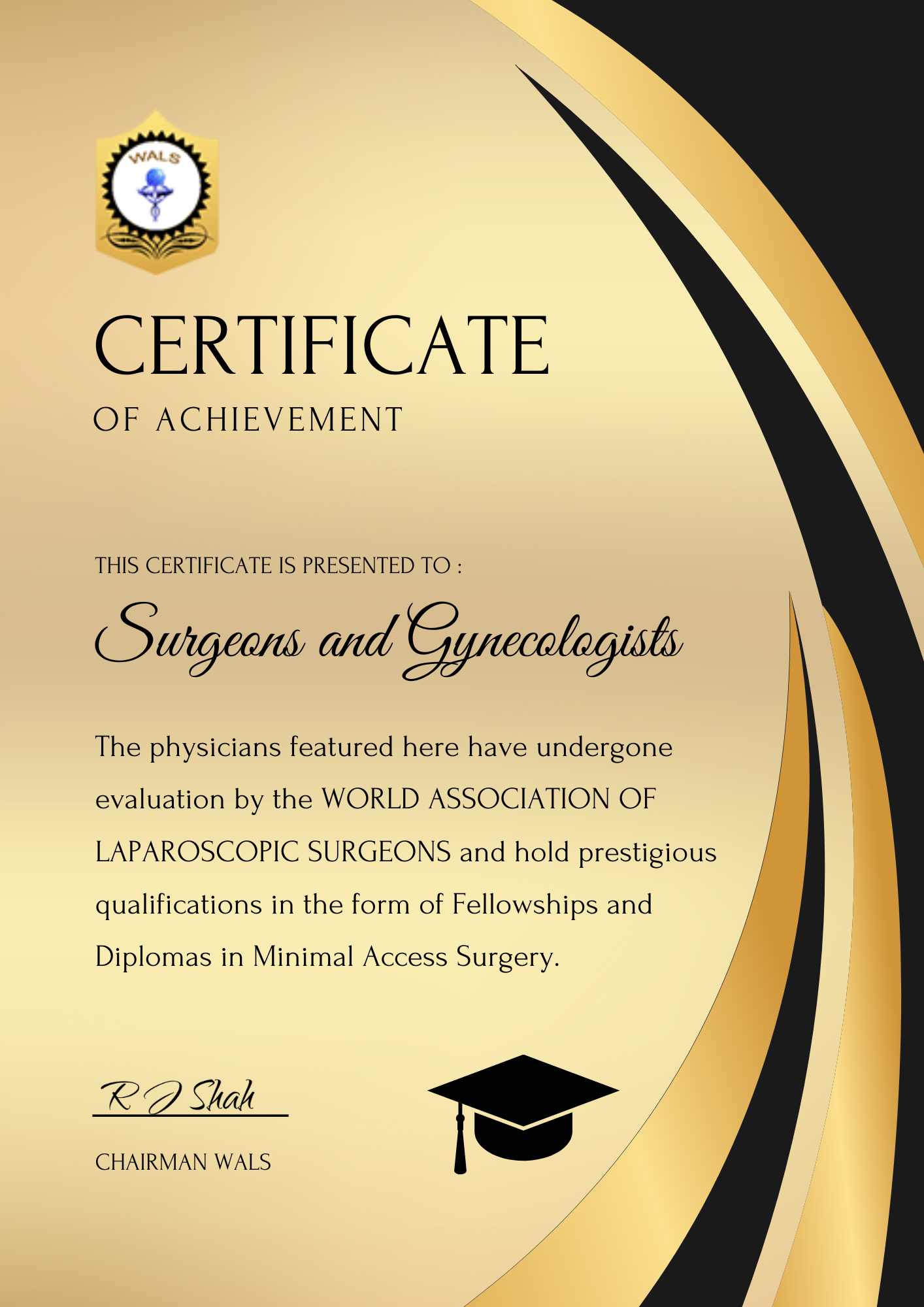 Laparoscopic Surgeons Endorsed by WALS