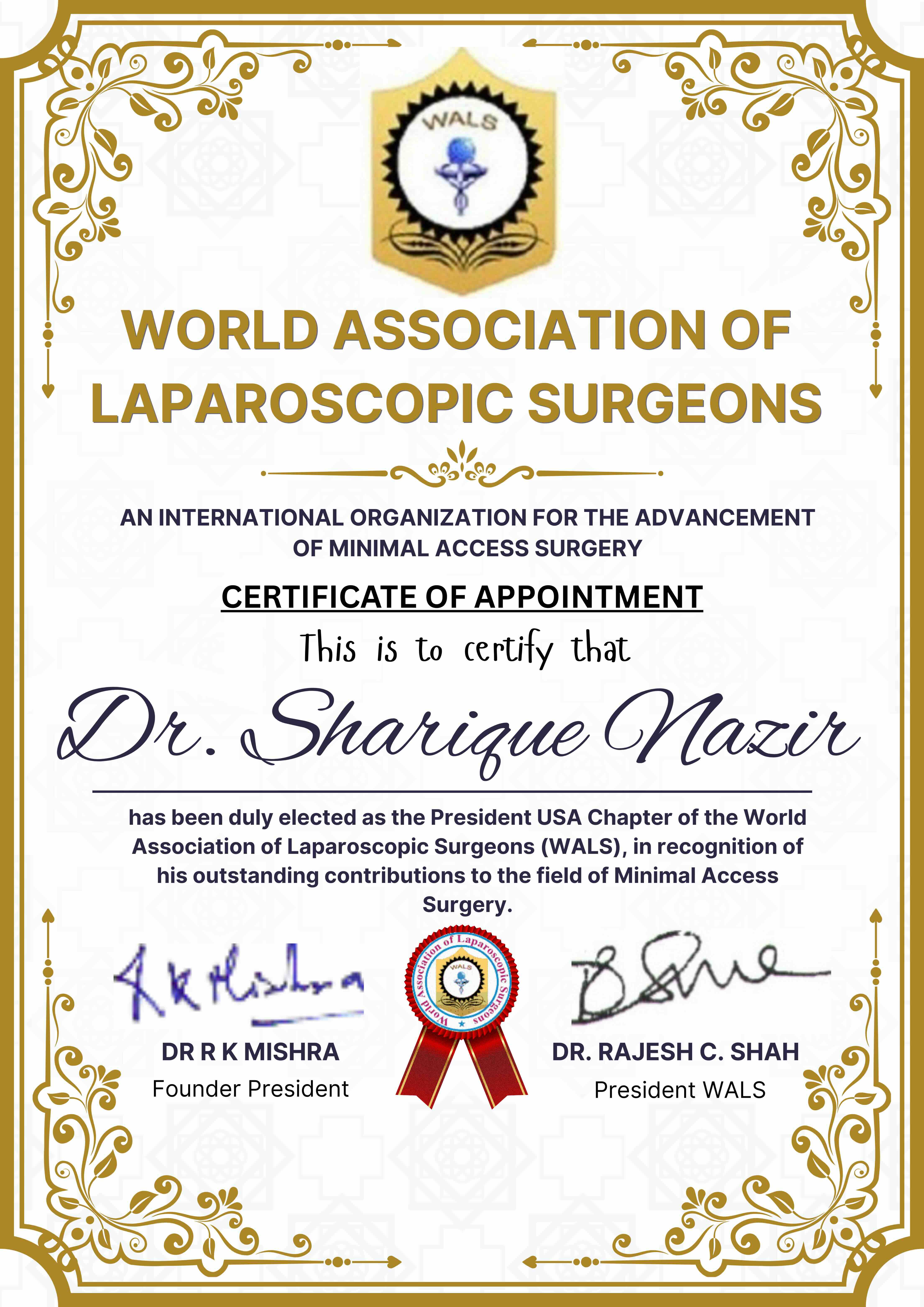Dr. Sharique Nazir: A Leader in Advanced Surgical Innovations