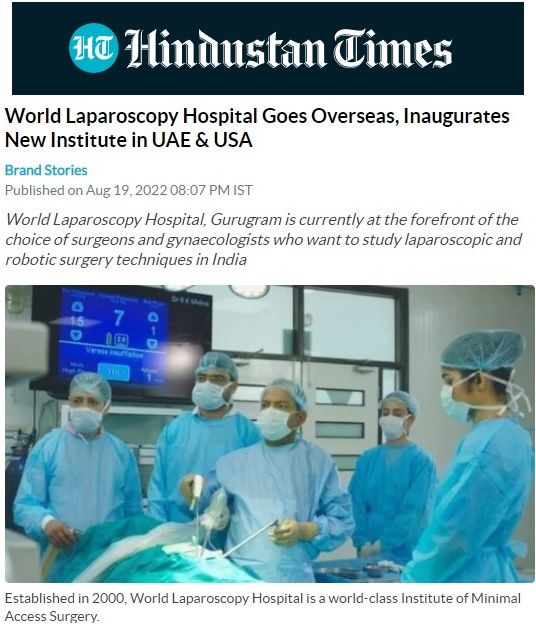 World Laparoscopy Hospital Goes Overseas