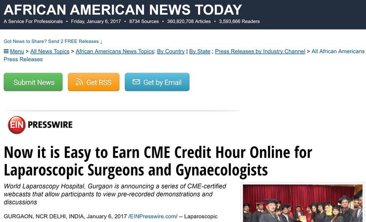 Now it is Easy to Earn CME Credit Hour Online for Laparoscopic Surgeons and Gynaecologists