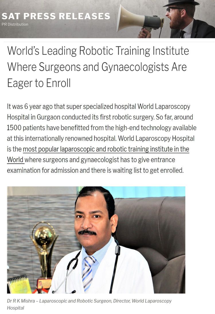 World's Leading Robotic Surgery Training Institute