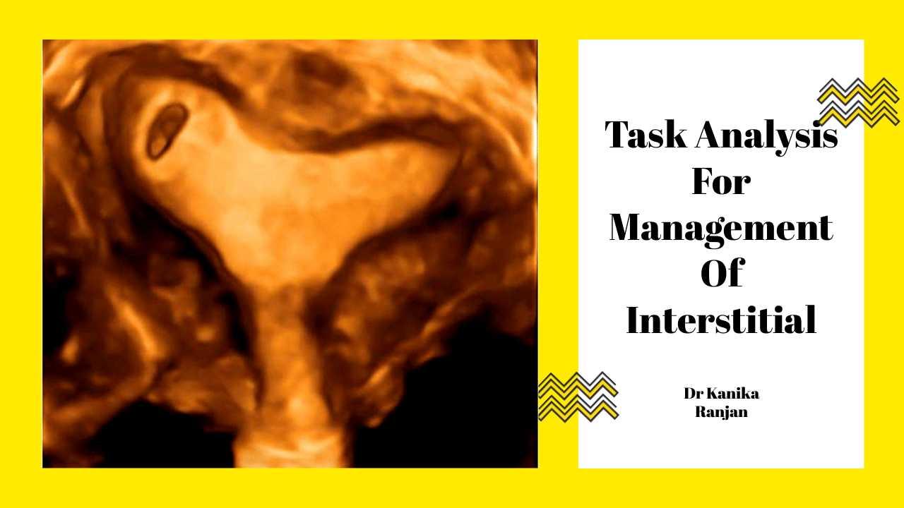 Task Analysis For Management Of Interstitial Pregnancy