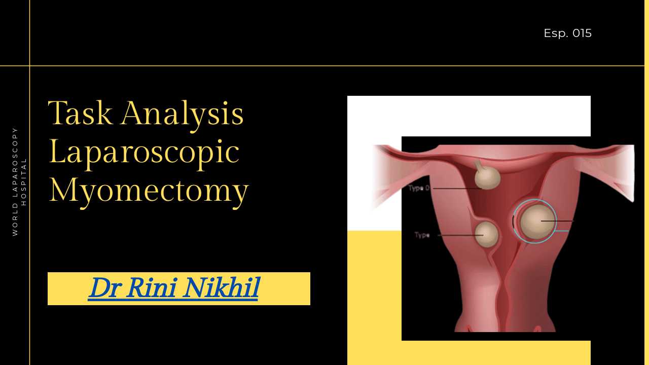 Task Analysis of Laparoscopic Submucous Myomectomy