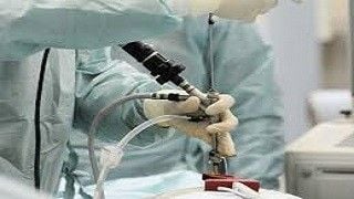 Laparoscopic orchiectomy combined with hernia repair