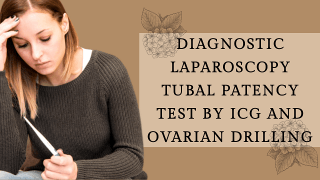Diagnostic Laparoscopy Tubal Patency Test by ICG and Ovarian Drilling
