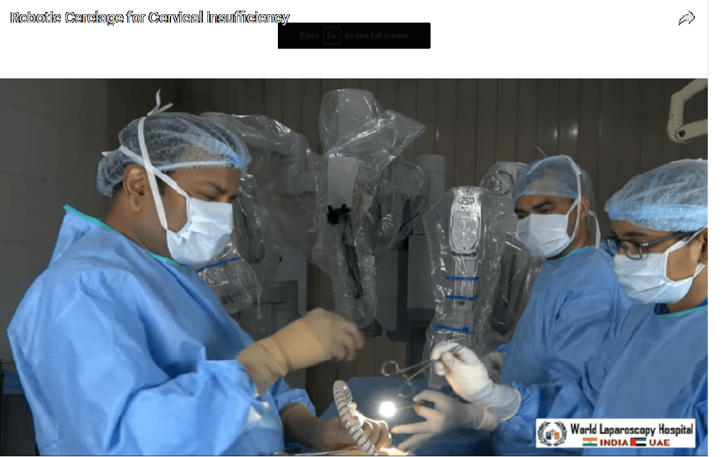 Robotic Cerclage for Cervical insufficiency