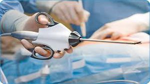 Dr. R.K. Mishra demonstrating Female Laparoscopic Sterilization by Harmonic Scalpel