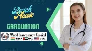 Graduates of Diploma in Minimal Access Surgery celebrate at the World Laparoscopy Hospital