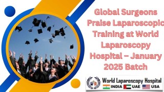 Global Surgeons Praise Laparoscopic Training at World Laparoscopy Hospital: January 2025 Batch