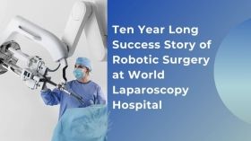 قصة نجاح استمرت عشر سنوات للجراحة الروبوتية في مستشفى تنظير البطن العالمي