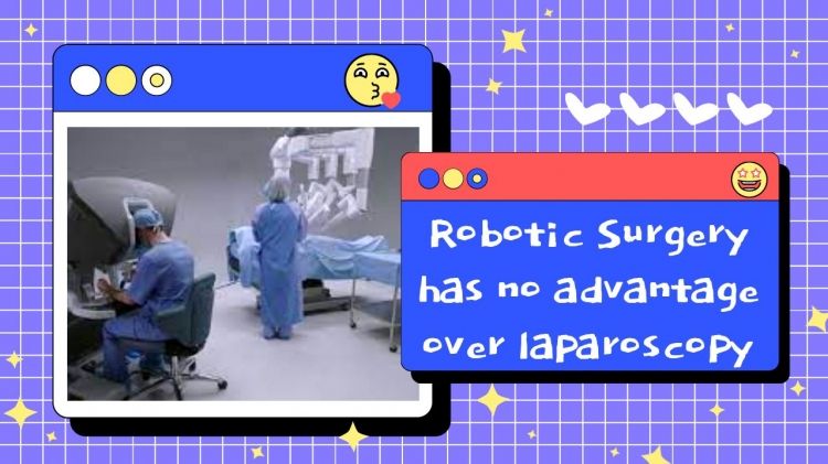 लेप्रोस्कोपिक सर्जरी पर रोबोटिक पेट की सर्जरी का कोई फायदा नहीं है