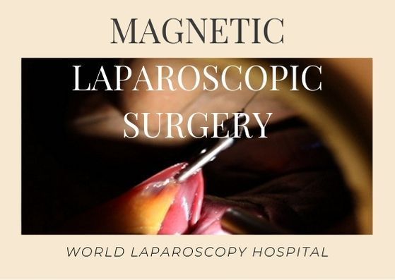 Cirugía laparoscópica asistida magnéticamente