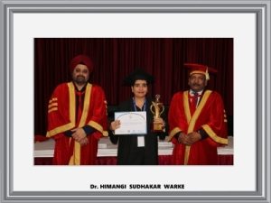 Dr. HIMANGI  SUDHAKAR  WARKE