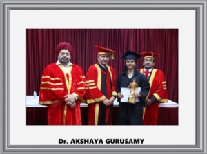 Dr. AKSHAYA GURUSAMY