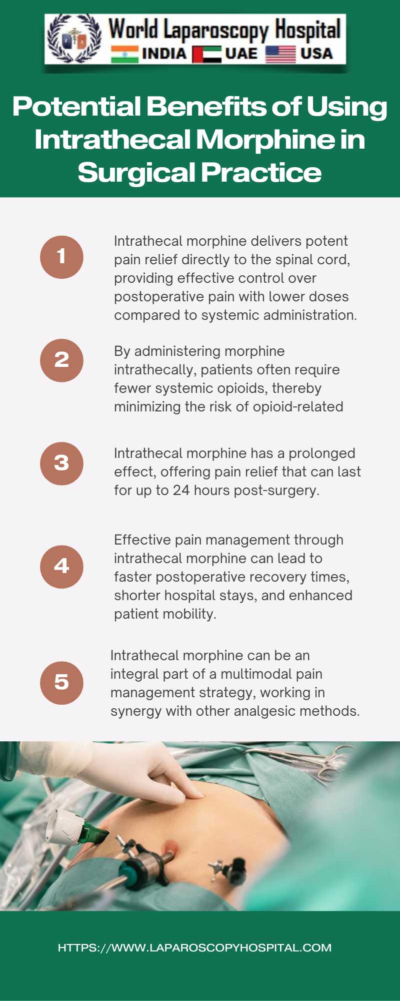Potential Benefits of Using Intrathecal Morphine in Surgical Practice